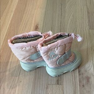 Kamik Toddler Pink and Gray Snow Boots